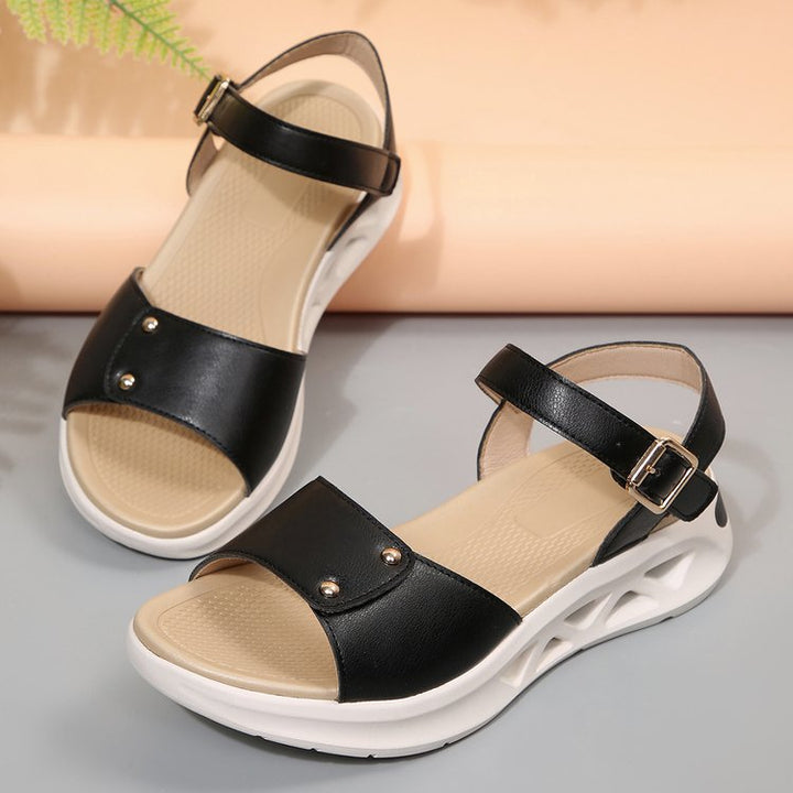 Dame Trendy Komfort-Sandaler med justerbar rem Stilla