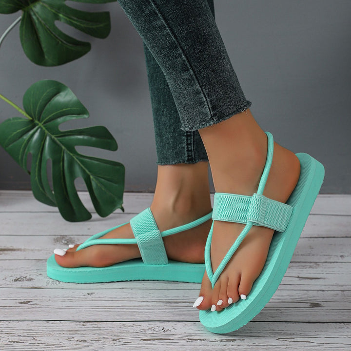 Dame komfortable fritids-sandaler med polstret fodseng og moderne rem-design Stilla