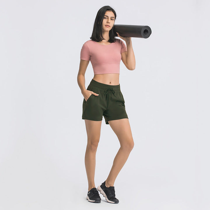 Stilla | Talje Yoga Shorts Til Kvinder