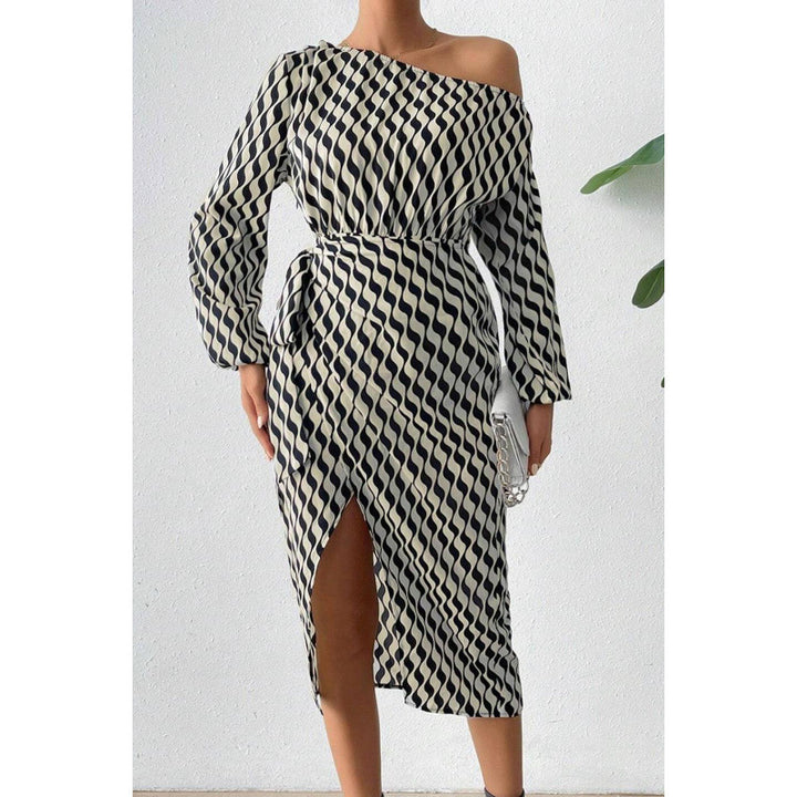 Dame viklekjole med asymmetrisk snit Stilla