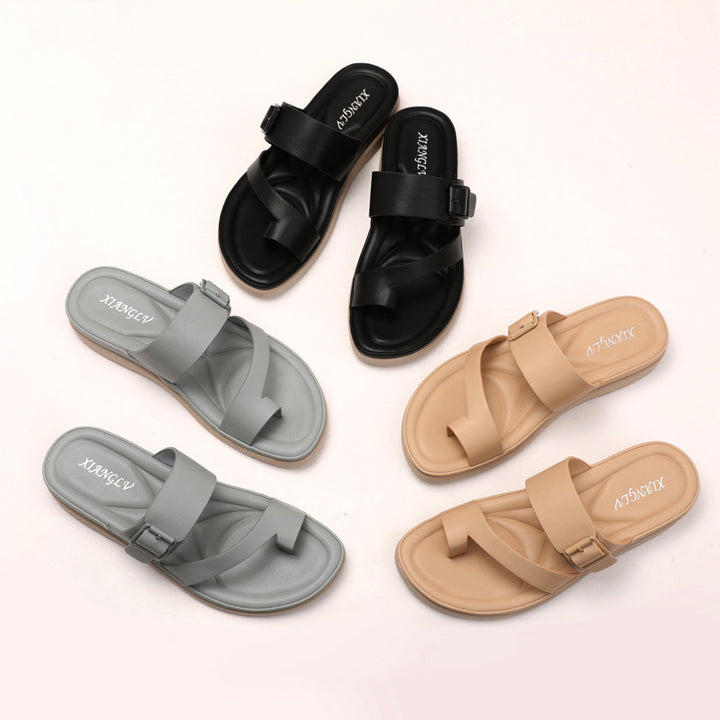 Dame Komfortable Sandaler med justerbare remme Stilla
