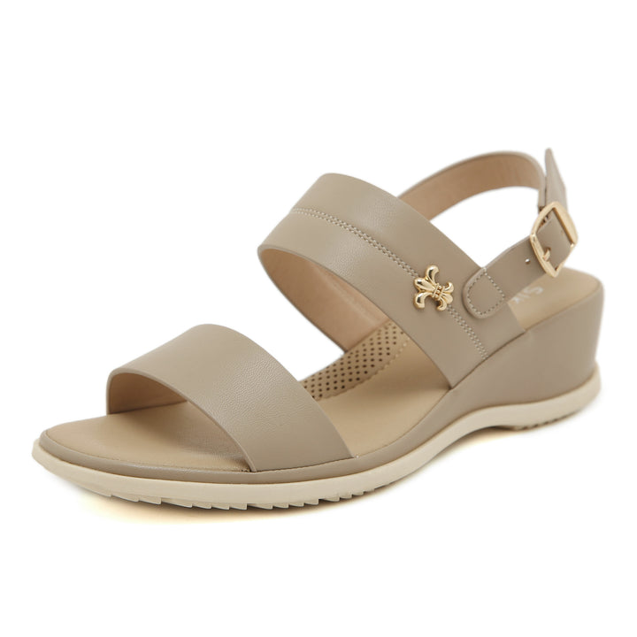 Dame Komfortable Wedgesandaler med elegante udsmykninger Stilla