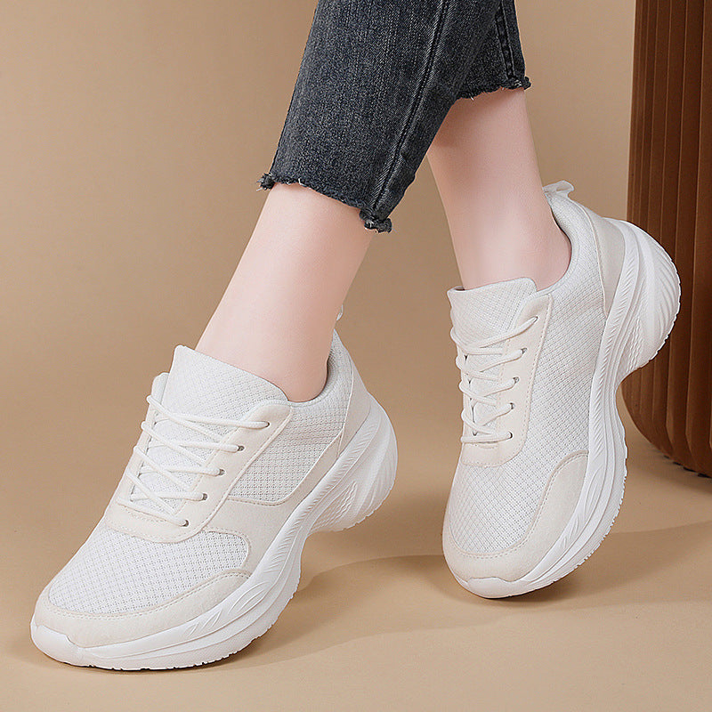 Herre nan polstret komfort-gang-sneaker med åndbart mesh-overdel og ergonomisk dæmpningssål Skovae