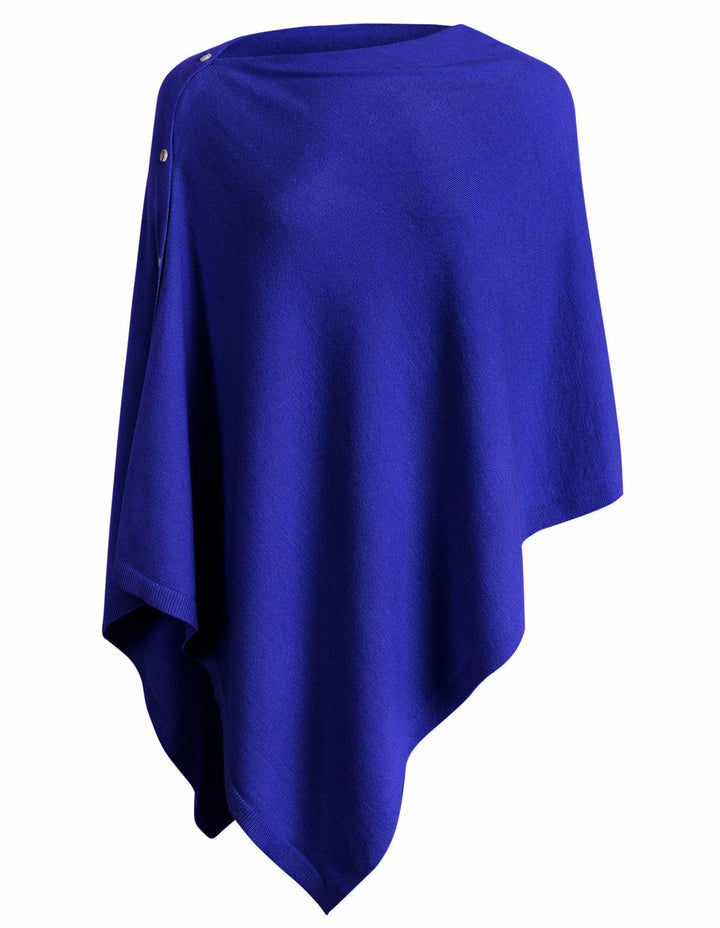 Dame Komfortabel Oversized Poncho Wrap Stilla