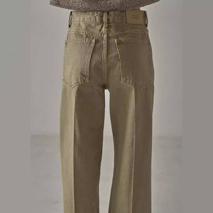Dame Lækkert Oversized Blazer lavet af højkvalitets læderimitat med elegant snit Stilla