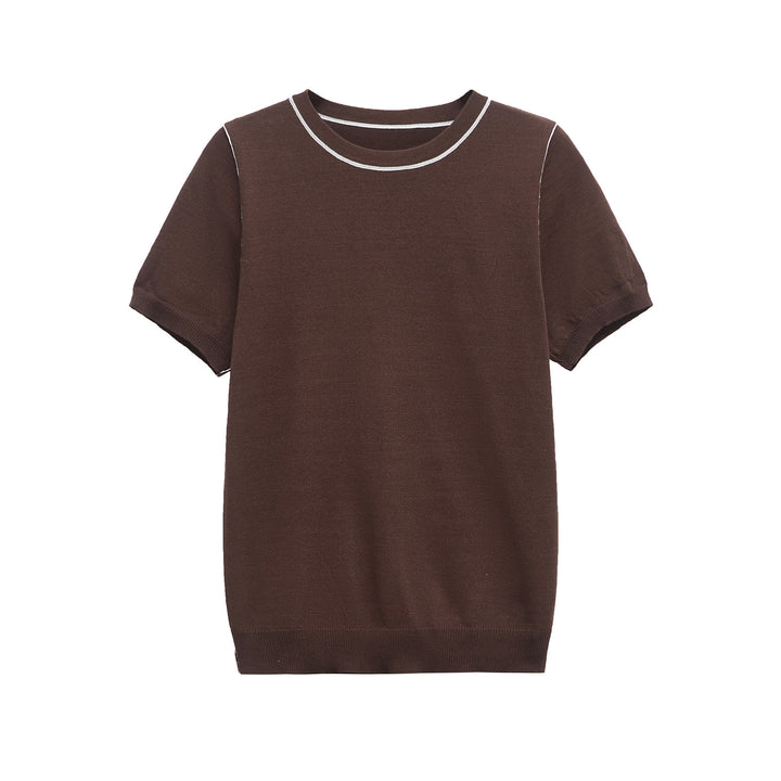 Femme Kortærmet Strikpullover Stilla