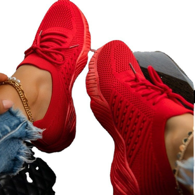 Dame Sporty Sneakers med åndbart mesh-oberstof Stilla
