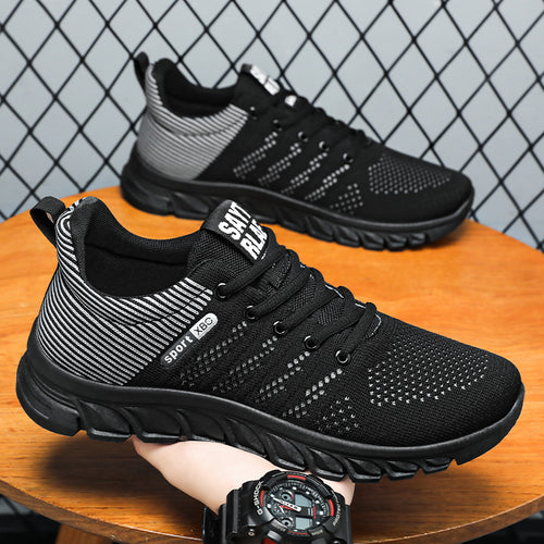 Femme Lettere Sport Sneakers med åndbart strikoverdel og stødabsorberende sål Stilla