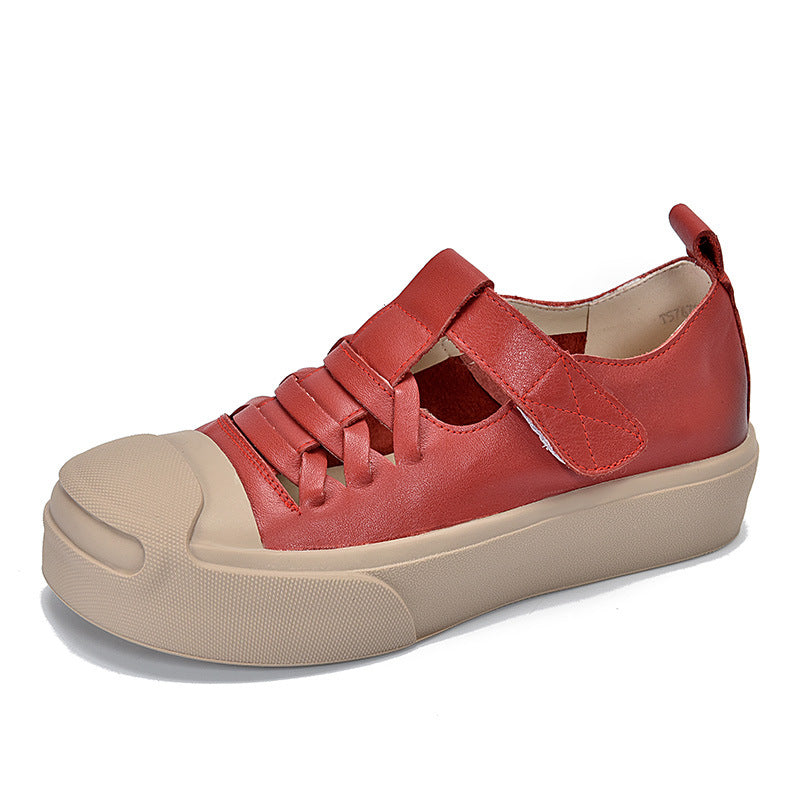Dame Behagelige Slip-On Sneakers med justerbar velcro og moderne design Stilla
