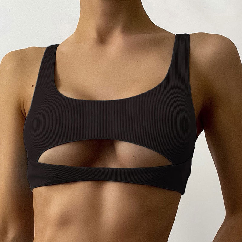 Dame Sportsligt Bikini-top med ergonomisk snit og raffineret ruching Stilla