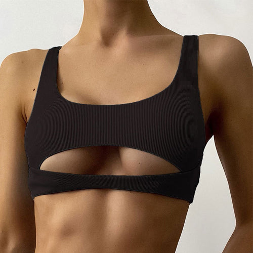 Dame Sportsligt Bikini-top med ergonomisk snit og raffineret ruching Stilla
