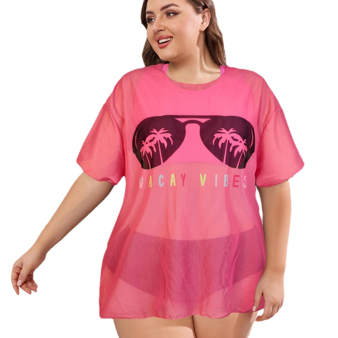 Dame fritids-bikini-sæt med net-top Skovae