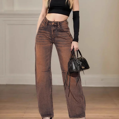 Damer Bred Jeans Stilla