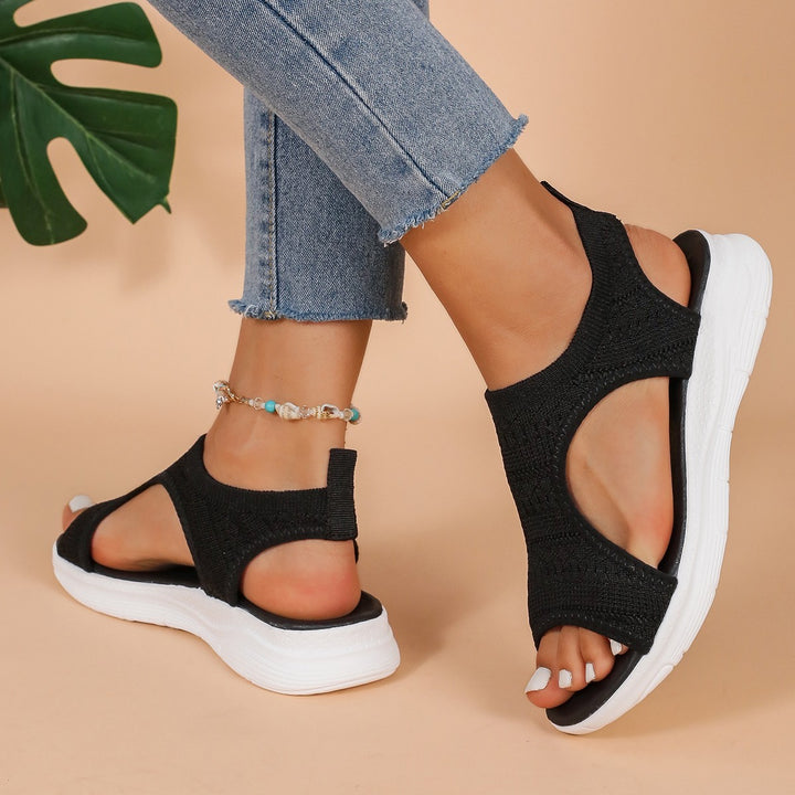 Dame sporty sandaler med åndbart overmateriale og polstret sål Stilla