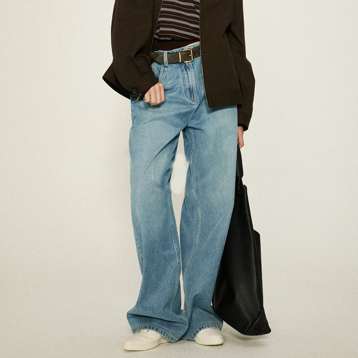 Kvinder High-Waist Bootcut Jeans lavet af høj kvalitet Denim Stilla