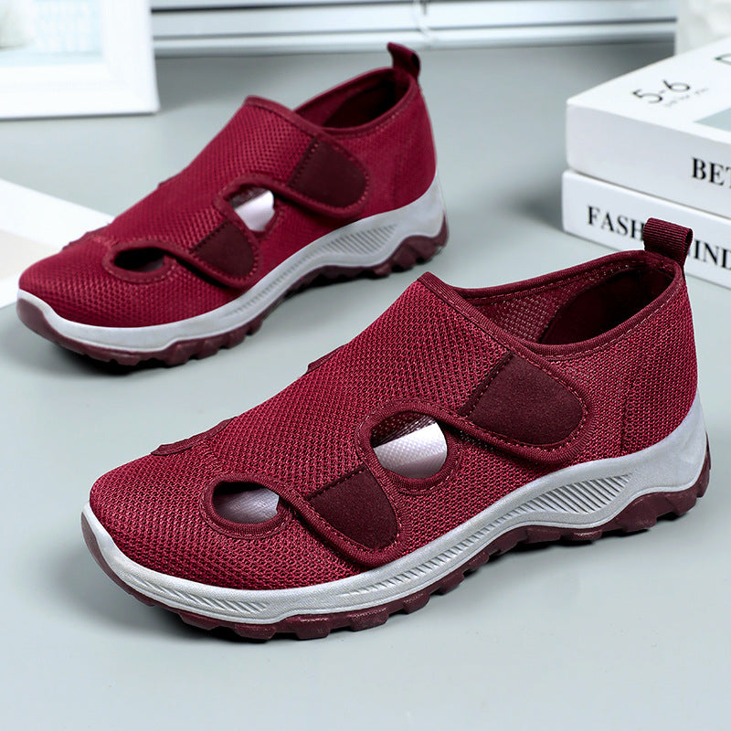 Femme justerbare stropper åndbare Slip-On sneakers Stilla