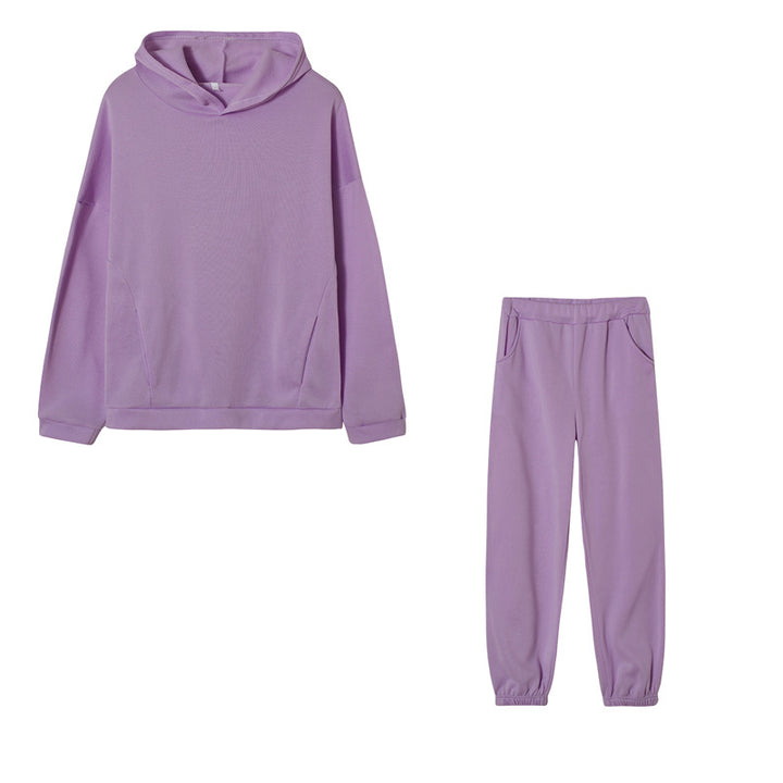 Kvinders sporty hoodie og joggingbukser sæt Stilla