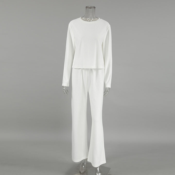 Damer afslappet strik-loungewear-sæt med moderne snit Stilla