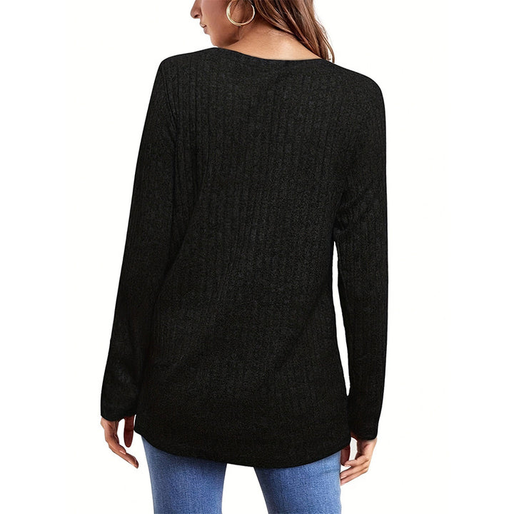 Damer Langærmet strikpullover med struktureret ribdesign Stilla