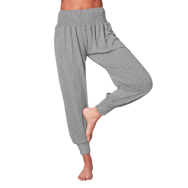 Dame Bløde og Behagelige Relax-bukser med Elastisk Talje og Farverigt Design Skovae