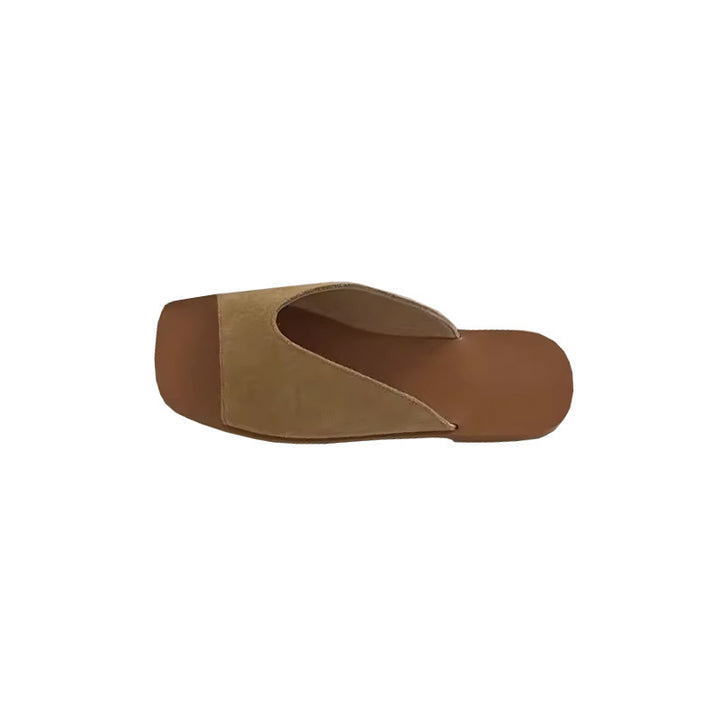 Dame Sleek Åben Tå Slide Sandaler med Behageligt Fodbed Stilla