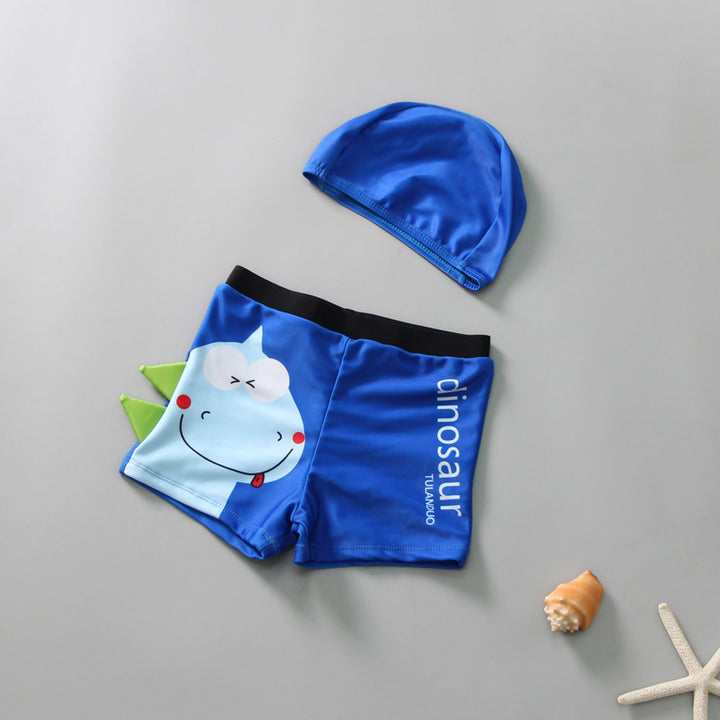 Drengernes svømmeshorts med dinosaurmotiv Skovae