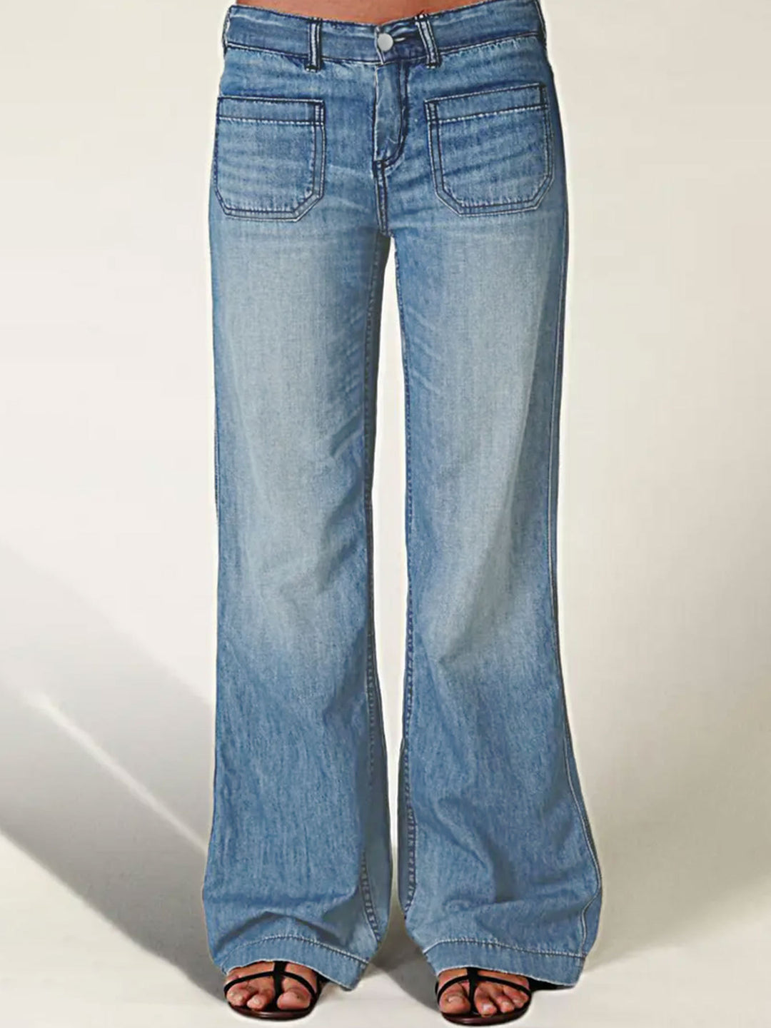 Dame Wide Leg Jeans Stilla