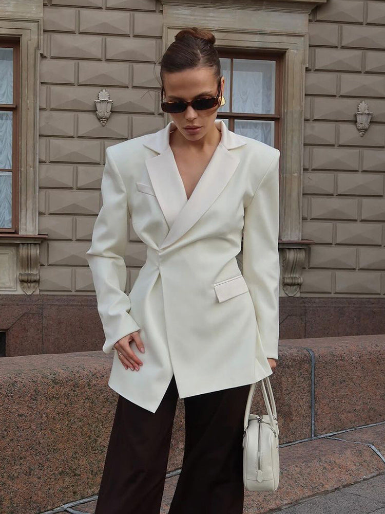 Dame Elegant skræddersyet blazerjakke Stilla