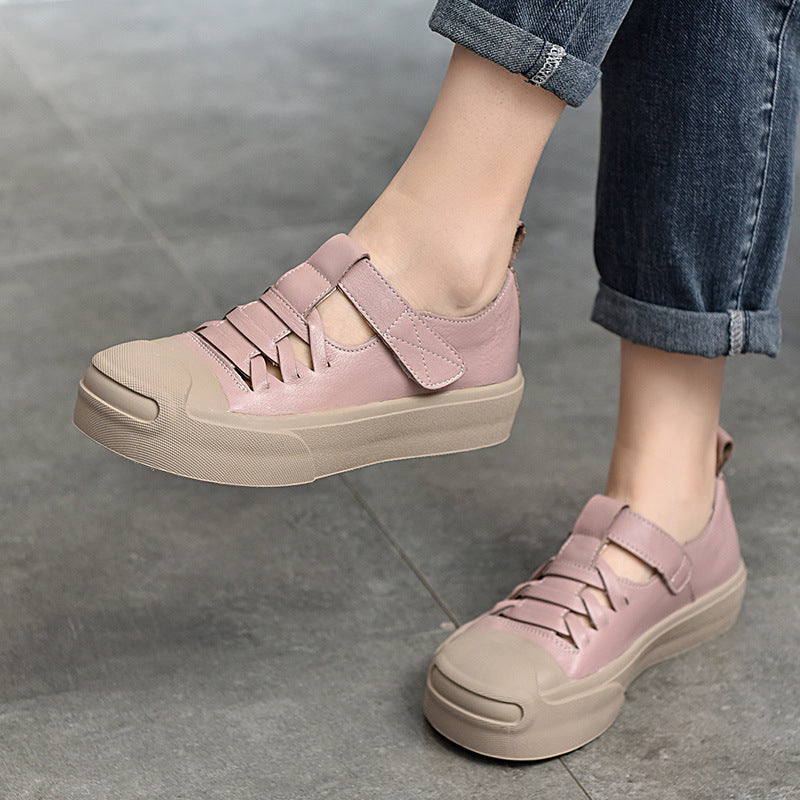 Dame Behagelige Slip-On Sneakers med justerbar velcro og moderne design Stilla