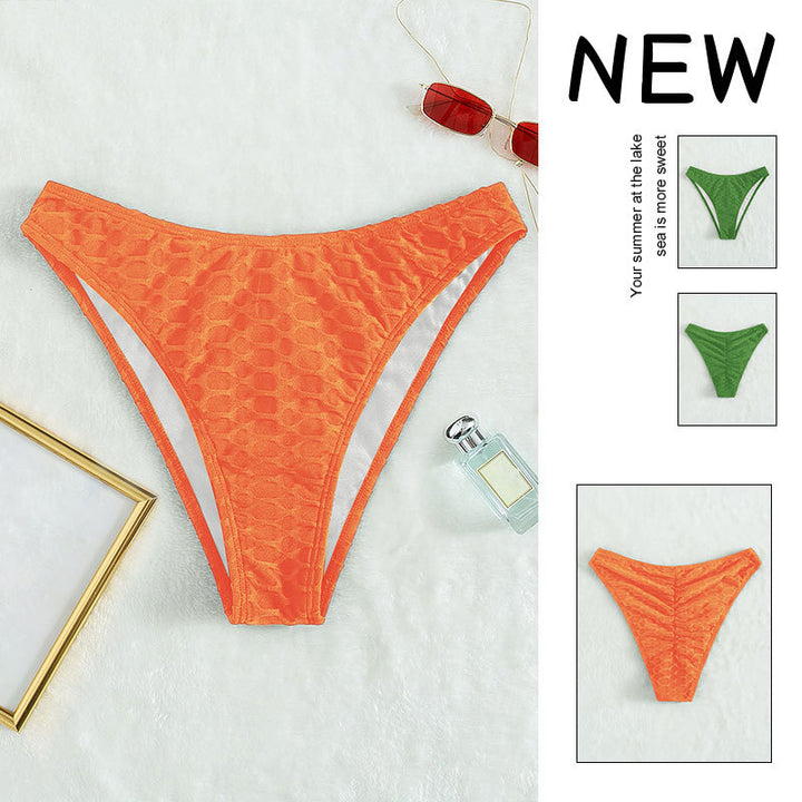 Dame Bikini-bukser med innovativ rynkning Skovae