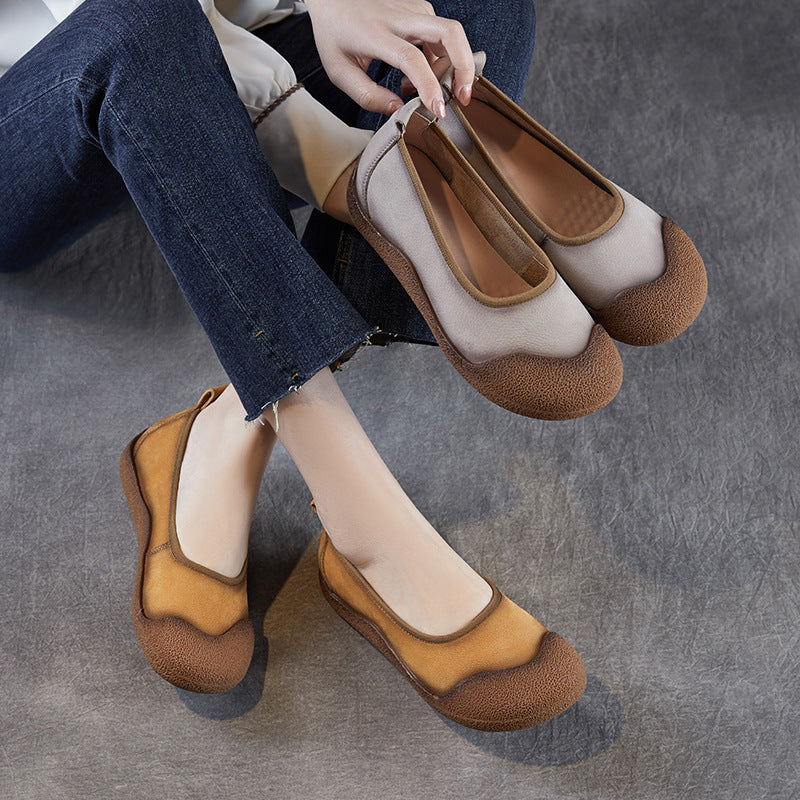 Dame Ultra-Komfort Slip-On Ballerinaer med blødt polstret fodseng Stilla