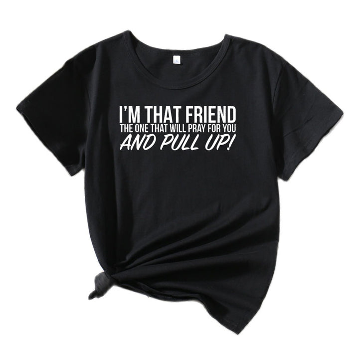 Dame Casual Statement T-shirt Stilla 1751262489