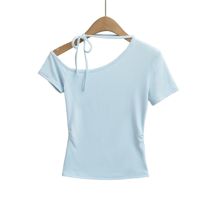 Dame Off-Shoulder Top med justerbare stropper og tætsiddende pasform Stilla