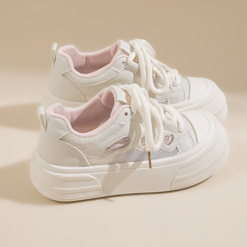 Dame Chunky Sneakers med åndbart mesh-oberflade og skridsikker sål Stilla