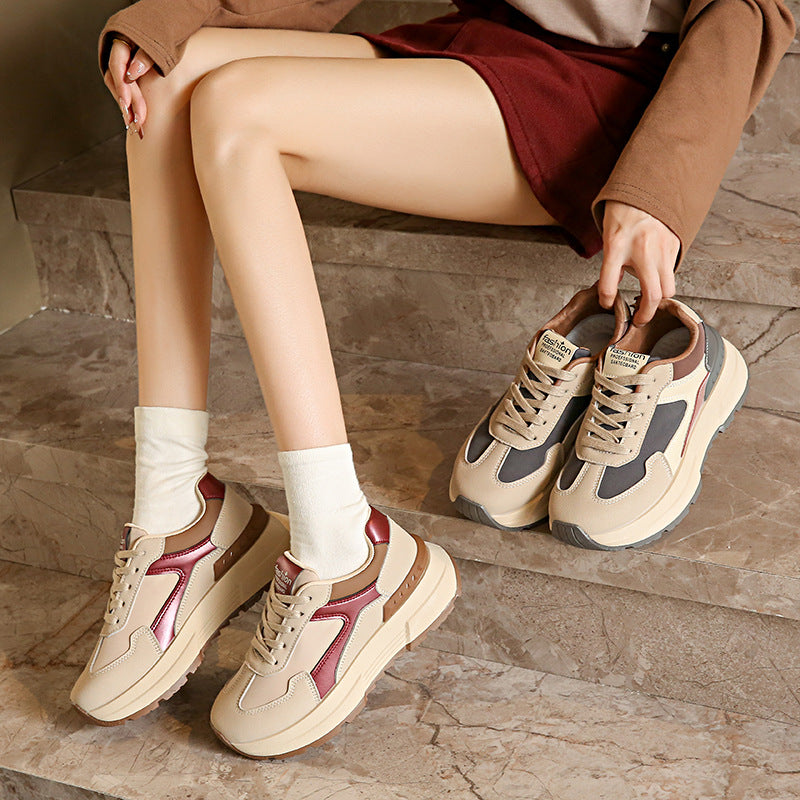 Dame Trendy Chunky Sneakers med innovativ dæmpningsteknologi og åndbar konstruktion Stilla