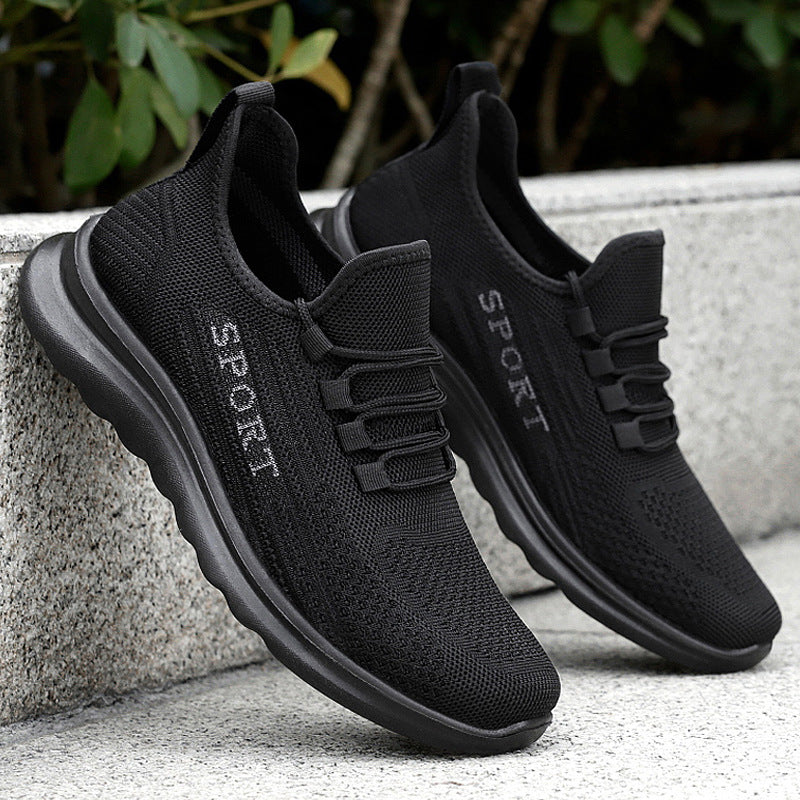 Femme Let Slip-On Sport Sneakers med fleksibel Strikovermateriale Stilla