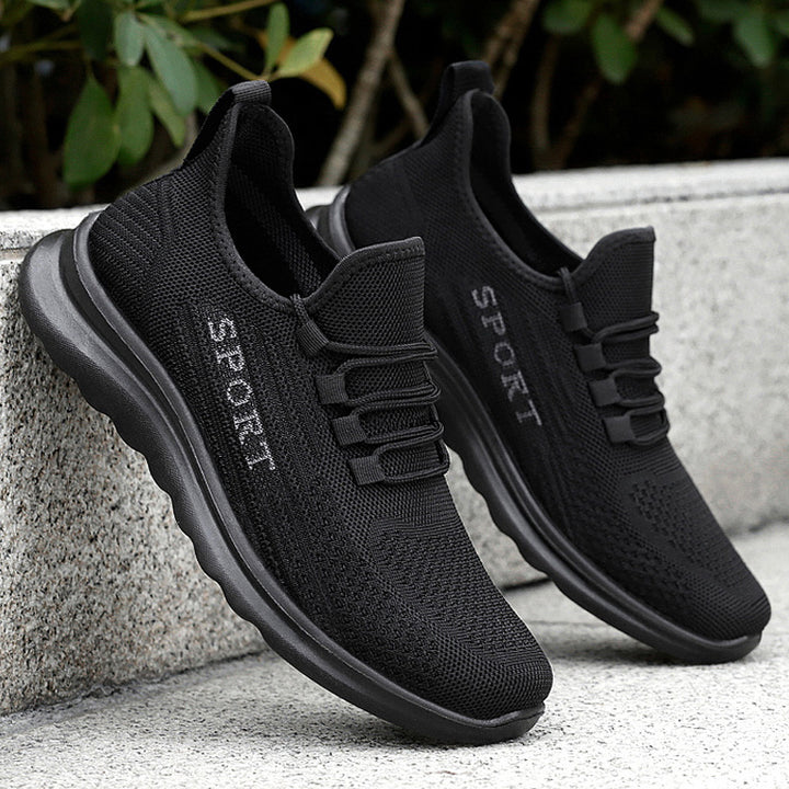 Femme Let Slip-On Sport Sneakers med fleksibel Strikovermateriale Stilla