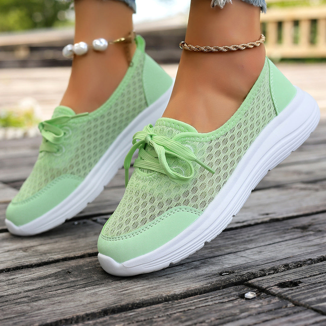 Dame Lette og åndbare sneakers med netstruktur Stilla