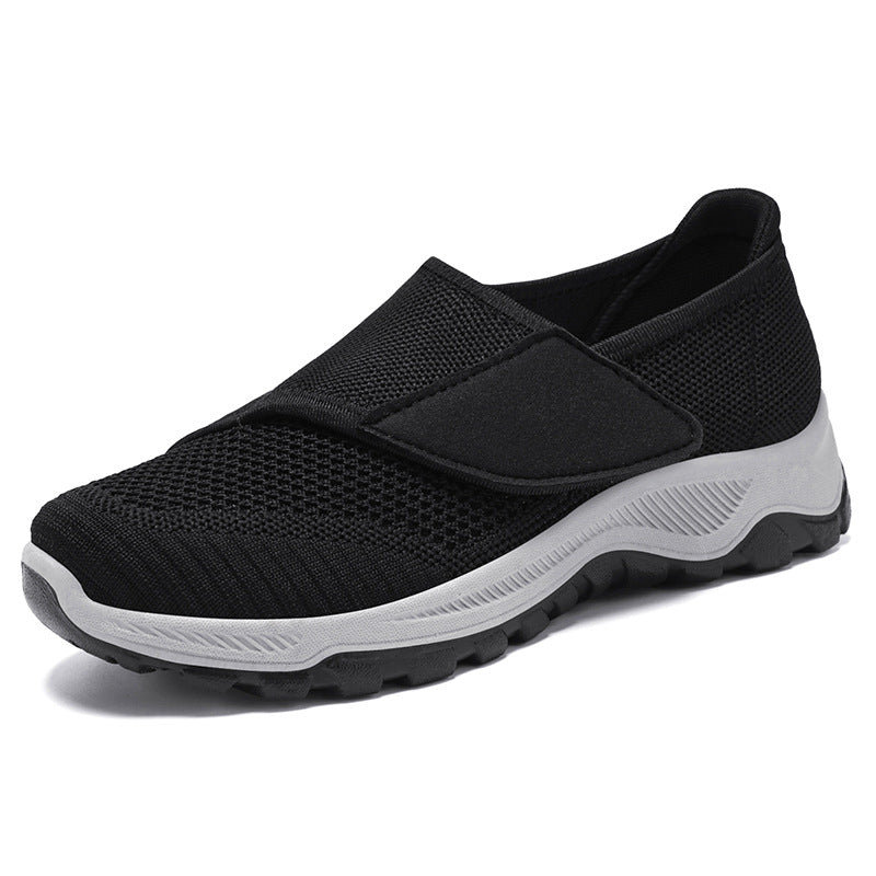 Dame Velcro-lukning Alsidige Walking Sneakers med åndbart mesh-oberste Stilla