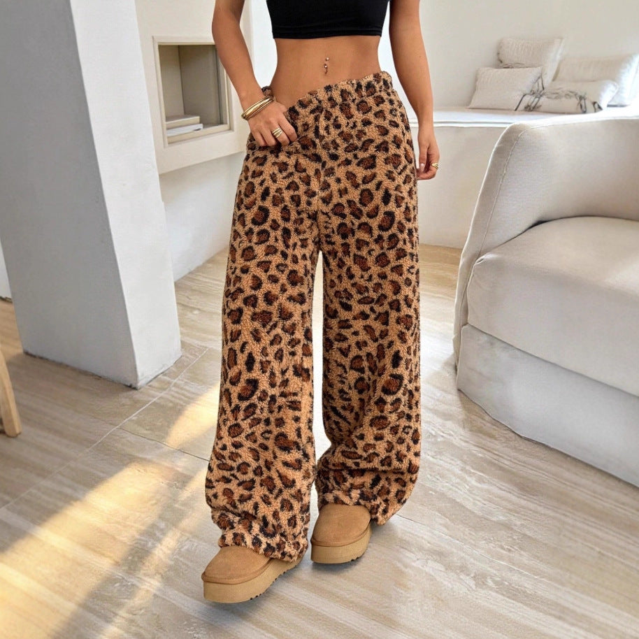 Kvinders afslappede leopardprint bukser Stilla