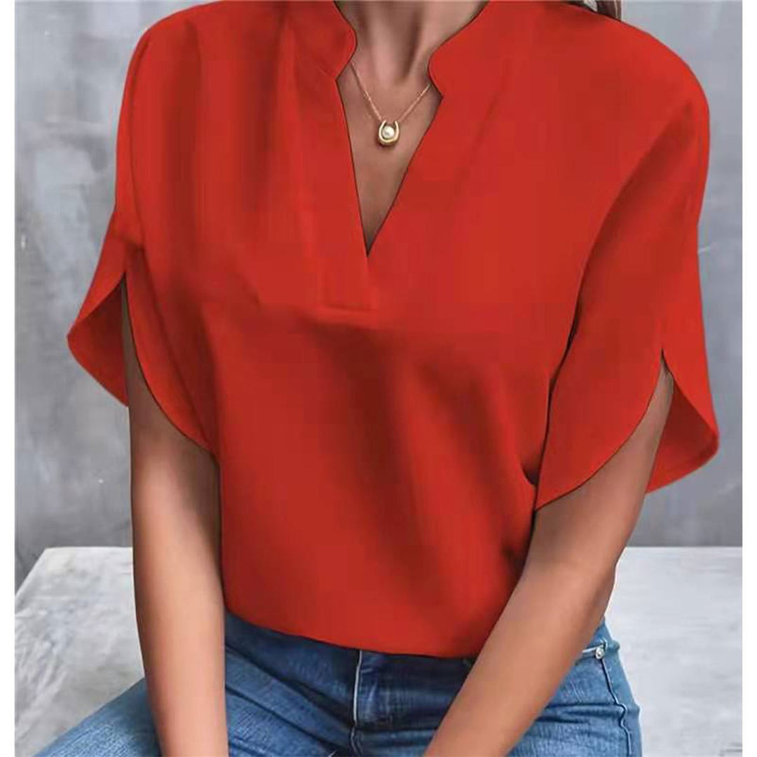 Dame elegant bluse med løs pasform Stilla