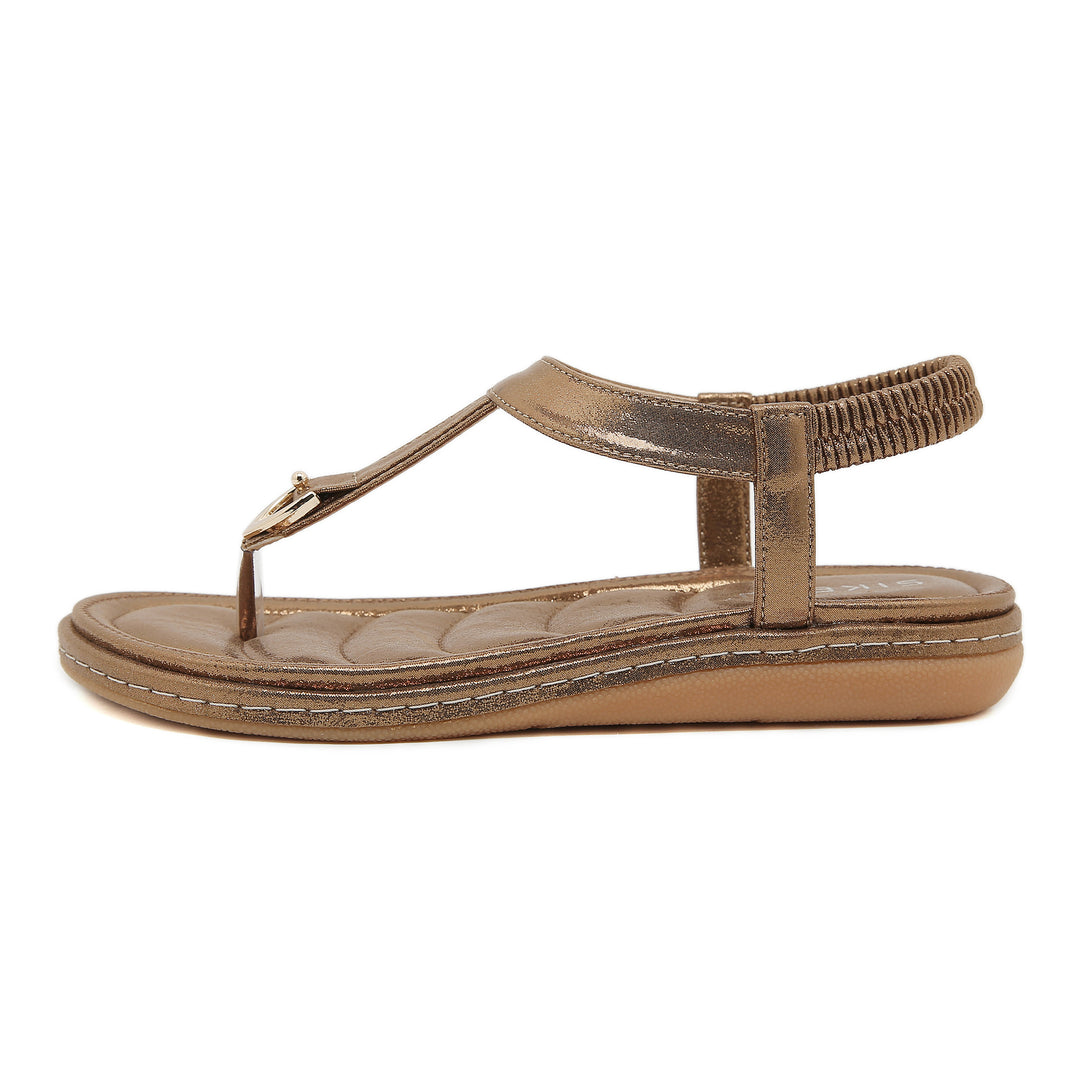 Dame tæppe sandaler med ergonomisk fodseng og elegant dekoration Stilla
