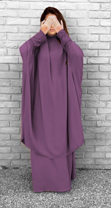 Dame Langærmet Kaftan med Elegant Snit og Bredt Design Stilla