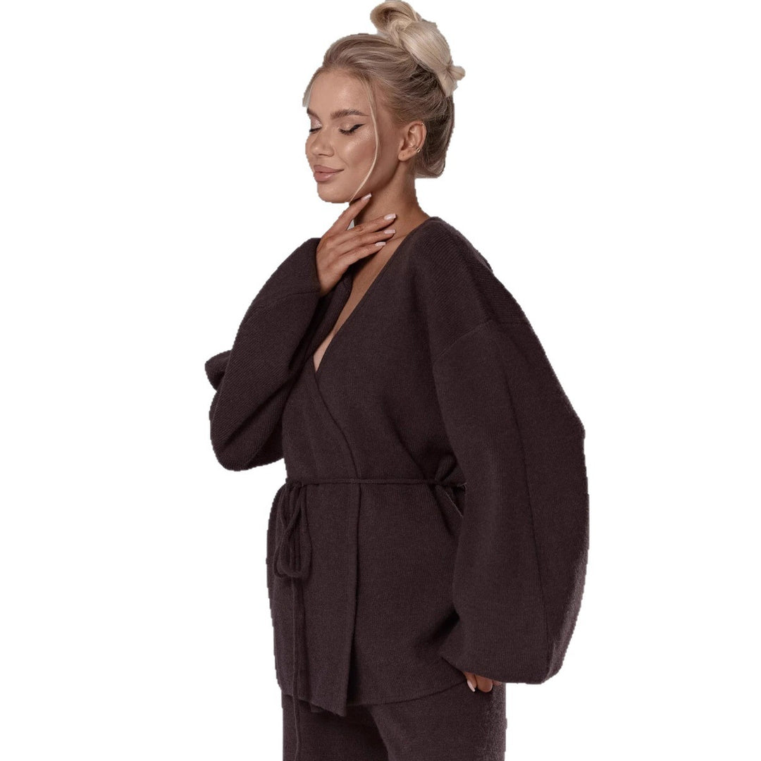 Kvinders lounge sæt med afslappet kimono top og behagelige bukser Stilla