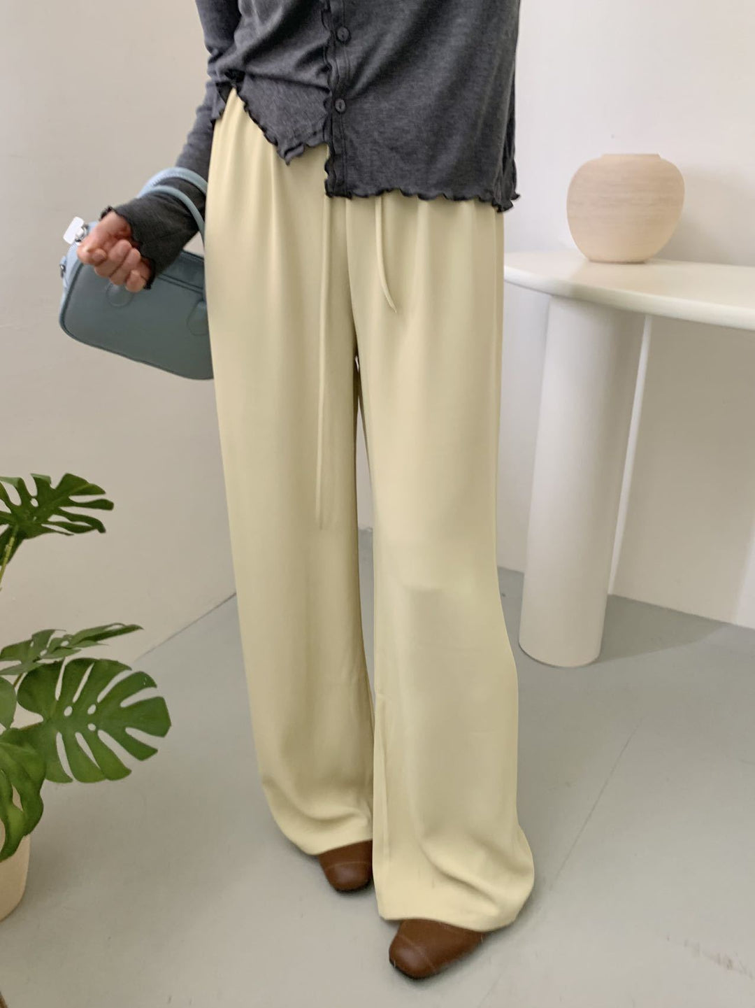 Dame elegante brede bukser Stilla