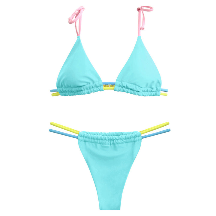 Dame Triangle Bikini Sæt Stilla 1750839717