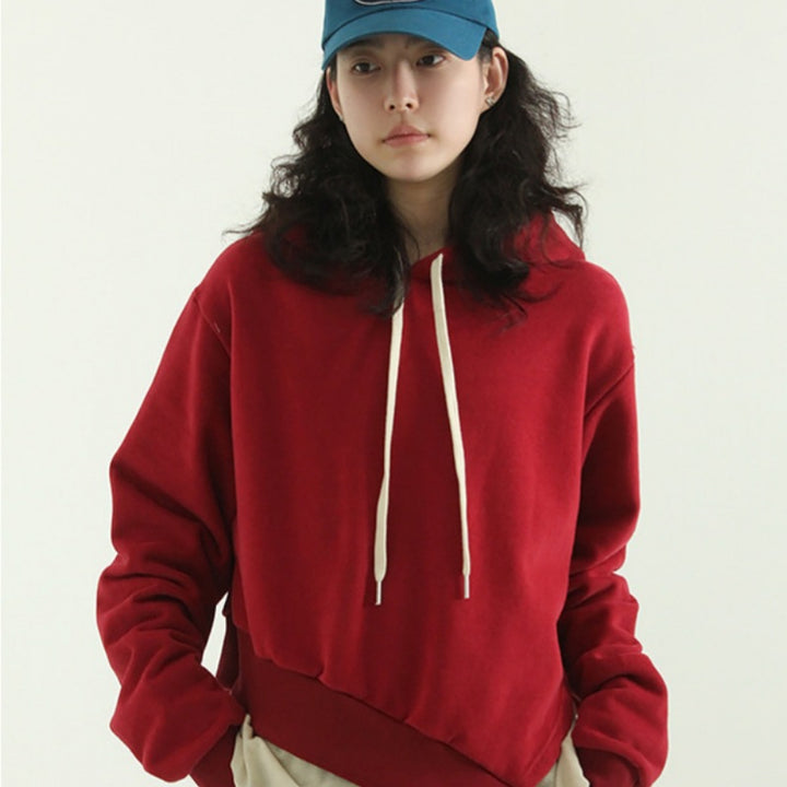 Dame casual hoodie med oversized pasform Stilla