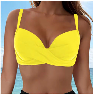 Dame Elegant Bikini top med indpakningsdesign Skovae