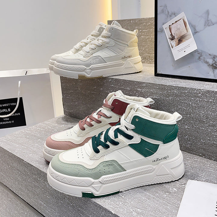 Damer Kvalitets Sneakers i sporty High-Top stil med åndbar overfladestruktur Stilla
