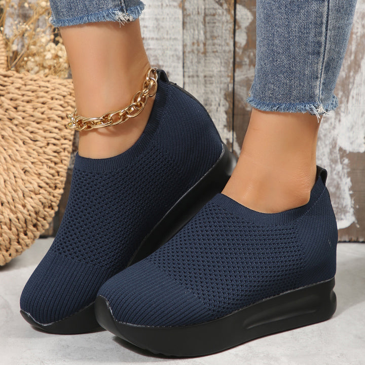 Dame åndedræts Wedge Sneakers Stilla